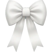 white bow sticker