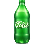 Green soda sticker