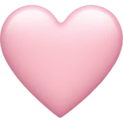 Pastel pink heart sticker