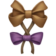 Bow sticker