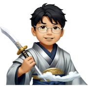 Moonlit Samurai sticker