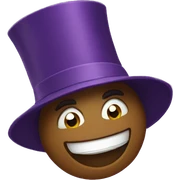Purple new year  sticker