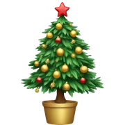 Coquette Christmas tree sticker