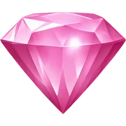Pink diamond sticker