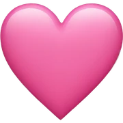Pink heart sticker