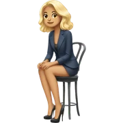 girl sit in high heels shoes sticker