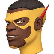 portrait of dark-skinned male sticker