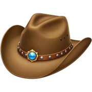Cowboy hat sticker