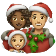 Christmas family sticker