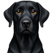 black lab black sticker