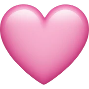 Pink heart sticker