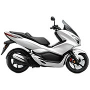 White Honda pcx 2022 sticker