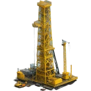 drilling rig sticker