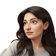 realistic portrait of girl sticker