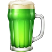 A pint of green beer for St. Patty’s Day  sticker