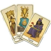 tarot cards sticker