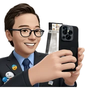 smartly dressed boy smiling sticker