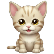baby kitten sticker