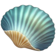 Sea shell sticker