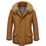 autumn coat sticker