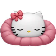 Hello kitty sleeping  sticker