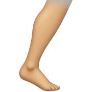 Leg sticker