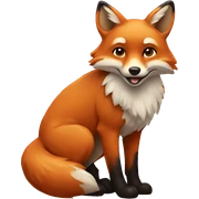 Fox sticker