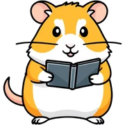 Hamster using tablet PC sticker