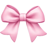 Baby pink bow  sticker
