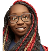 smiling boy with glasses sticker