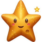 Ochre Star sticker