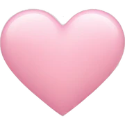 Light pink heart  sticker