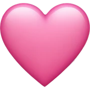 Pink heart  sticker
