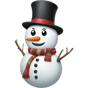 Snowman sticker