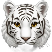 White tiger sticker