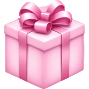 pastel pink gift sticker