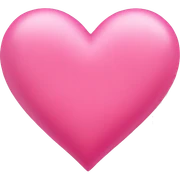 Pink heart sticker