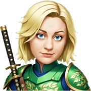 Emerald Samurai sticker