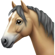Rainbow horse sticker