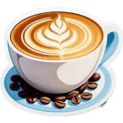 Maddii's Coffee Love sticker