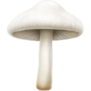 white mushroom sticker