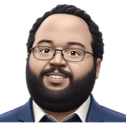 realistic portrait of a man sticker