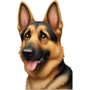 German shepherd  sticker