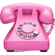 Pink phone sticker