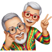 Joyful Reveler sticker