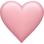 pastel pink heart sticker