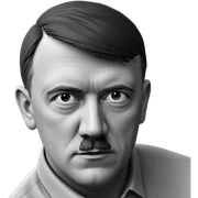 monochrome portrait of a man sticker
