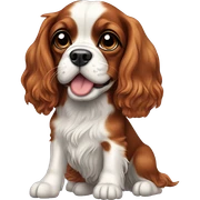 Cavalier king charlers spaniel sticker
