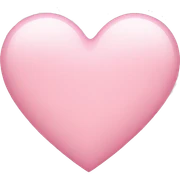 Light pink heart sticker