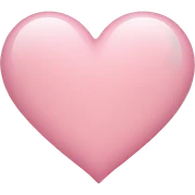 Light pink heart sticker